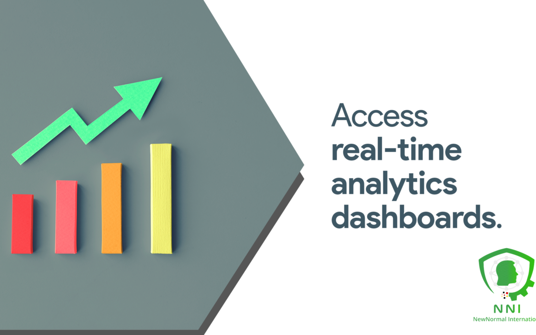 Access real-time analytics dashboards.