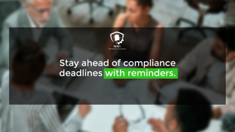 Stay ahead of compliance deadlines with reminders