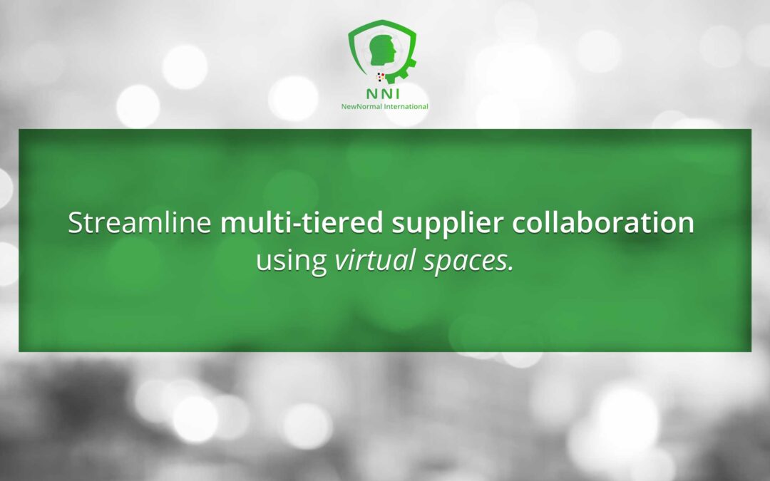 Streamline multi-tiered supplier collaboration using virtual spaces.