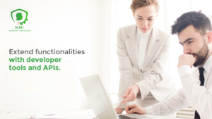 Extend functionalities with developer tools and APIs