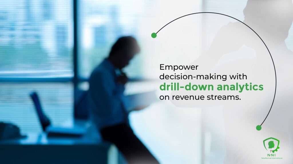 Empower decision-making with drill-down analytics on revenue streams