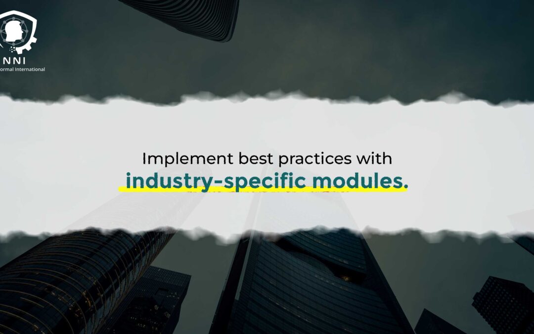 Implementing Best Practices with Industry-Specific Modules: A Strategic Approach for Business Growth